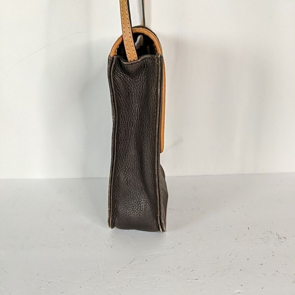 Montana Silversmith Western Brown Leather Calf Hair On Bag Crossbody Star Front - Picture 10 of 11